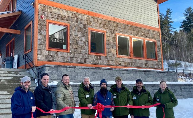 Ribbon Cutting Artist Falls Lodge